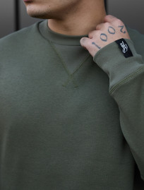 Bluză de trening Staff khaki2 basic fleece