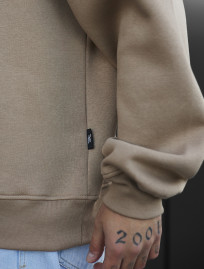 Bluză de trening Staff light brown oversize fleece