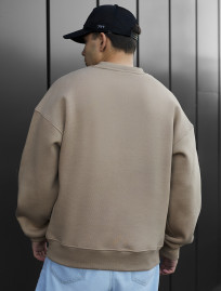 Bluză de trening Staff light brown oversize fleece