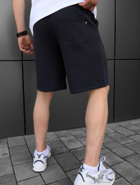 Pantaloni scurți tricotați Staff dje navy logo