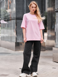 Tricou de damă Staff is logo pink
