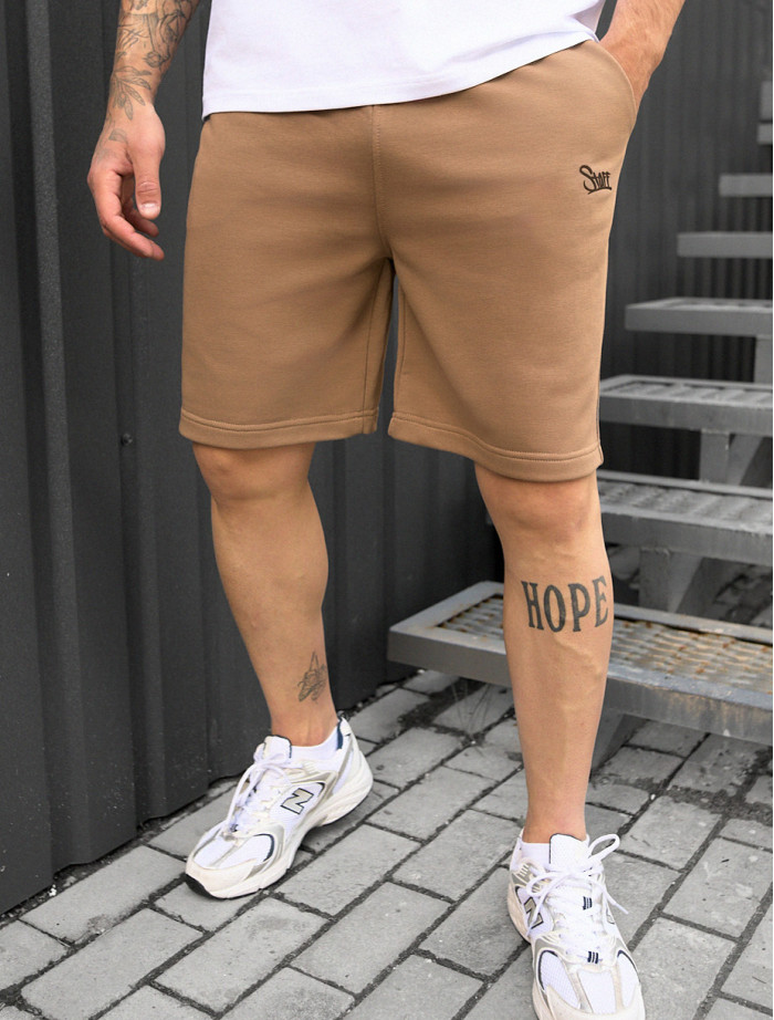 Pantaloni scurți tricotați Staff dj brown