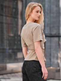 Tricou de damă Staff sju dark olive