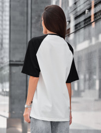 Tricou de damă Staff ed black & white logo oversize