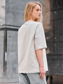 Tricou de damă Staff is logo light gray