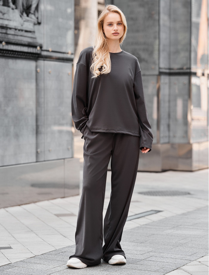 Costum de damă Staff di dark gray