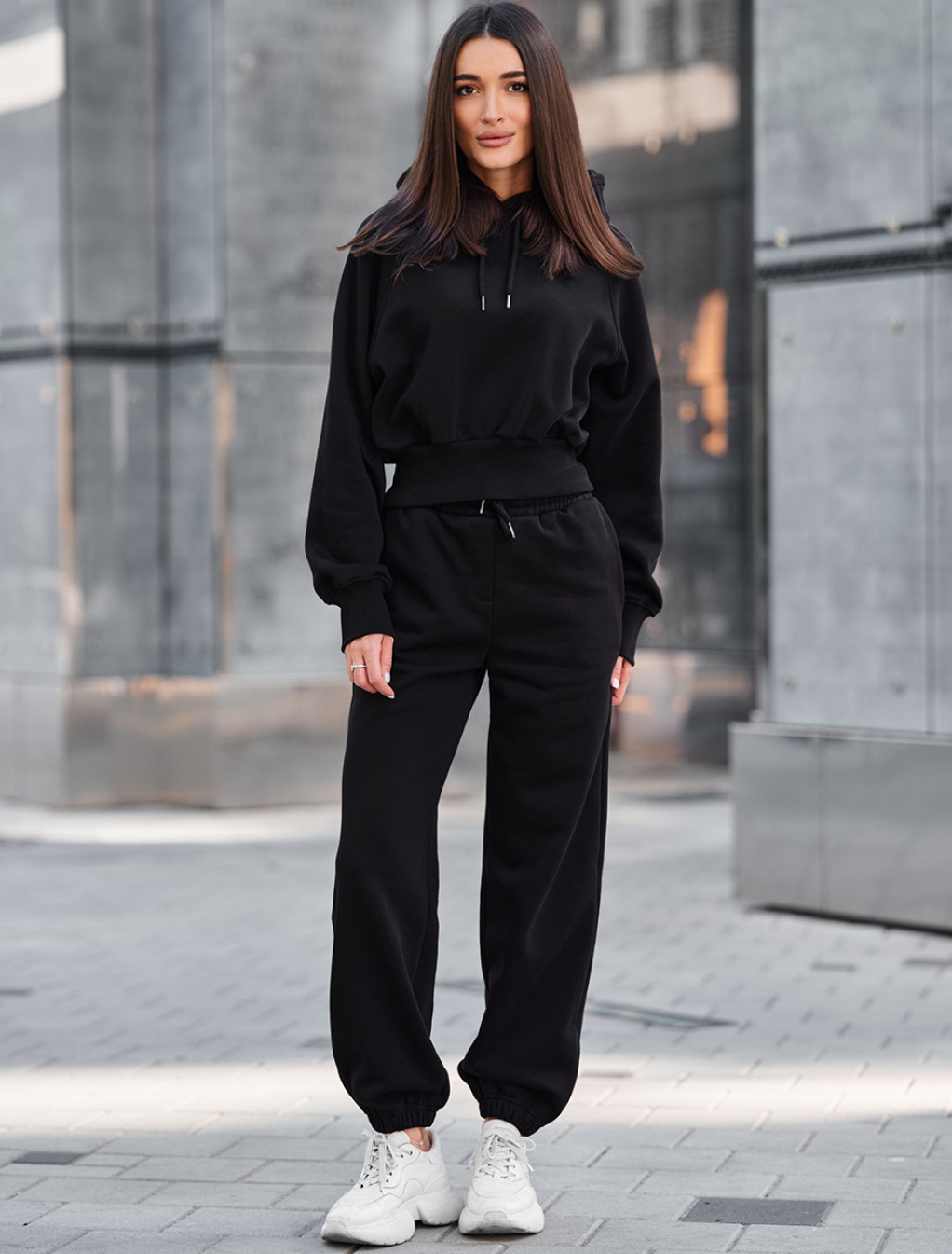 Costum de trening de damă Staff meg black fleece