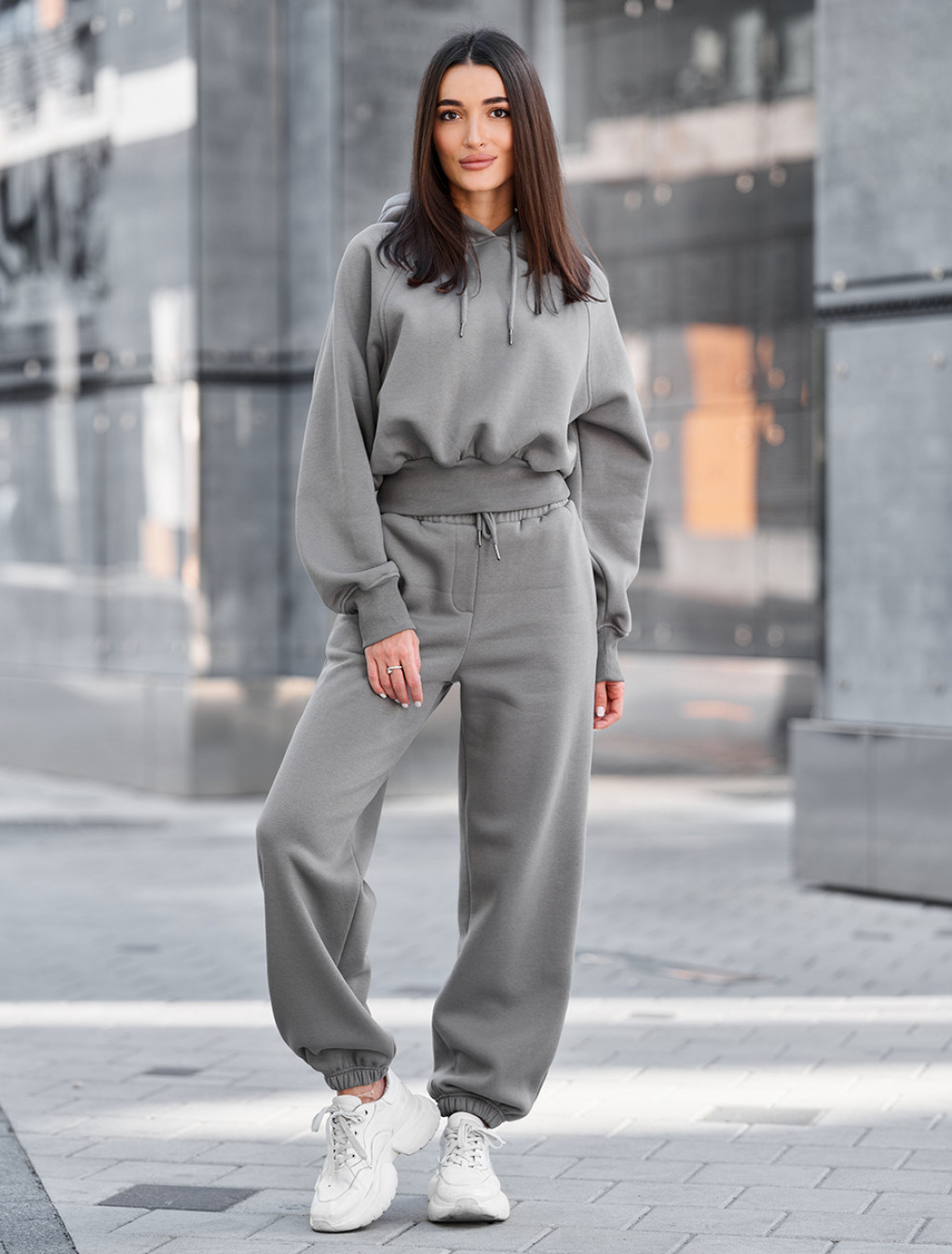 Costum de trening de damă Staff meg gray fleece