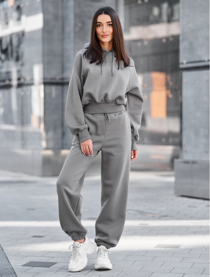 Costum de trening de damă Staff meg gray fleece