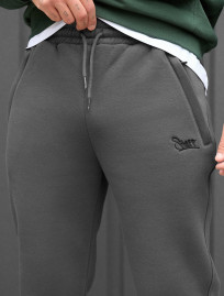Pantaloni de trening Staff pul dark gray logo fleece