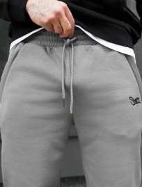 Pantaloni de trening Staff pul gray fleece