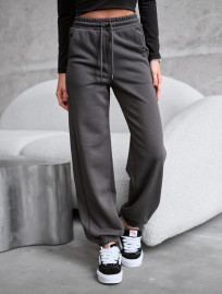 Pantaloni de trening de damă Staff yea dark gray