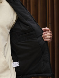 Geacă de iarnă Staff br black logo