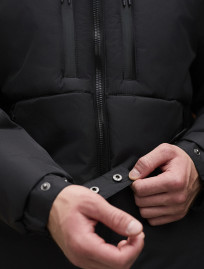 Geacă de iarnă Staff br black logo