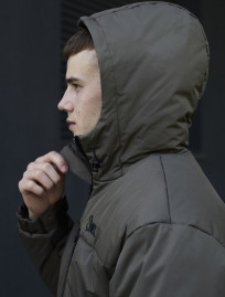 Geacă de iarnă Staff br dark khaki logo
