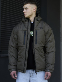 Geacă de iarnă Staff br dark khaki logo
