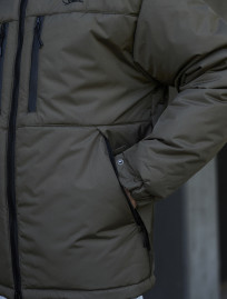 Geacă de iarnă Staff br dark khaki logo