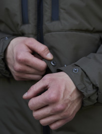Geacă de iarnă Staff br dark khaki logo