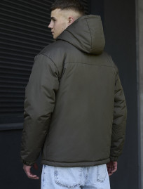 Geacă de iarnă Staff br dark khaki logo