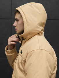 Geacă de iarnă Staff br beige logo