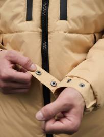 Geacă de iarnă Staff br beige logo