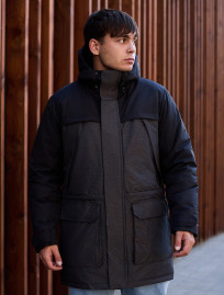 Parka de iarnă Staff to black & graphite