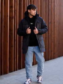 Parka de iarnă Staff to black & graphite