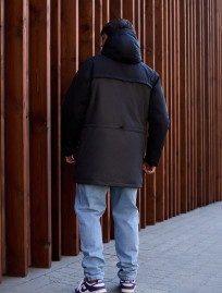 Parka de iarnă Staff to black & graphite
