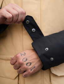 Parka de iarnă Staff to black & beige