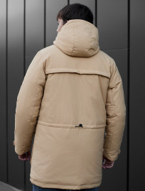 Parka de iarnă Staff to beige