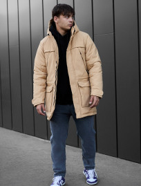 Parka de iarnă Staff to beige