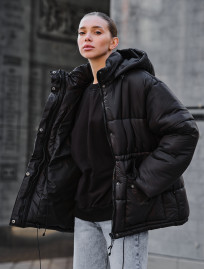 Geacă de iarnă de damă Staff ch black