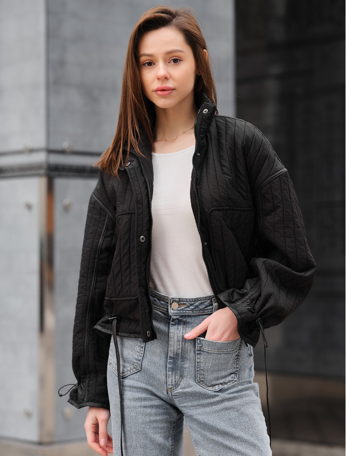 Geacă de iarnă Staff wo black