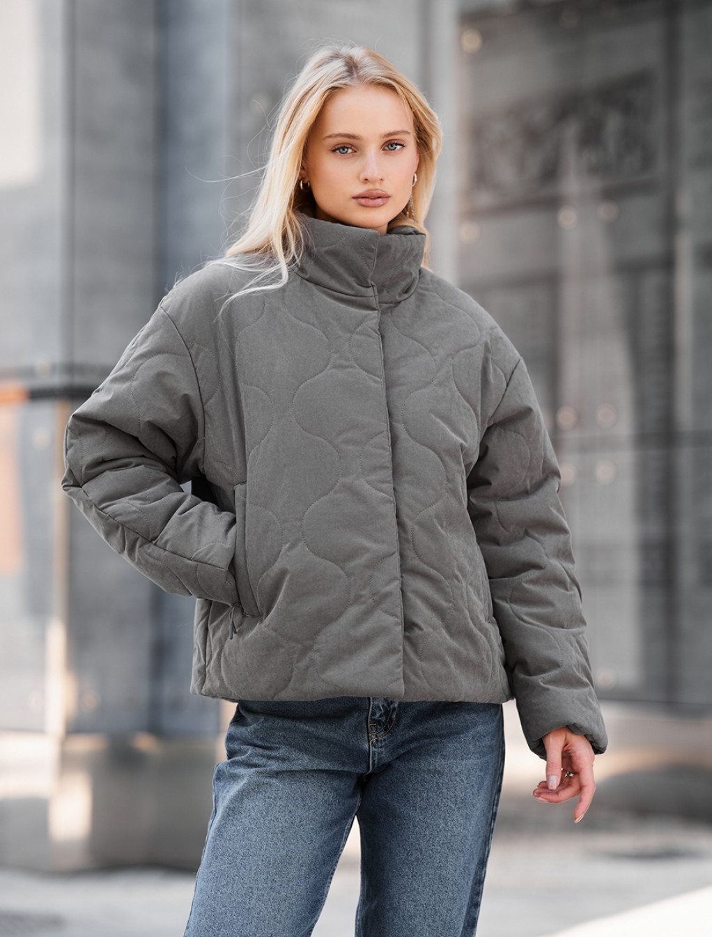 Geacă de damă Staff zebb gray