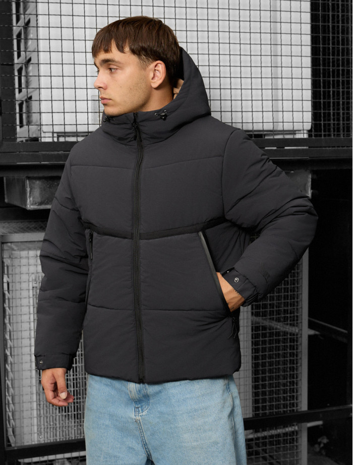 Geacă de iarnă Staff krix dark gray