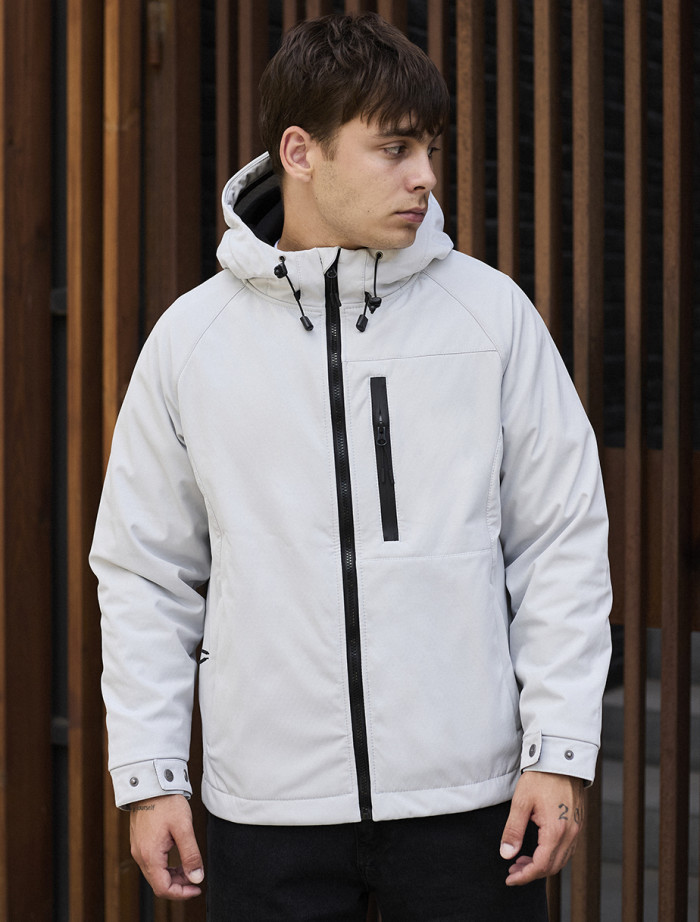 Geacă Staff soft shell mo white