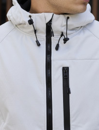 Geacă Staff soft shell mo white