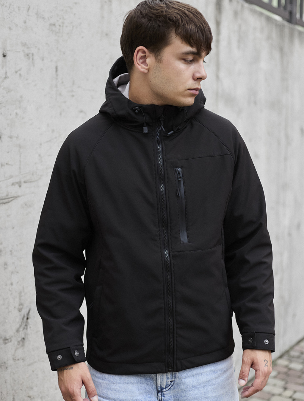 Geacă Staff soft shell mo black