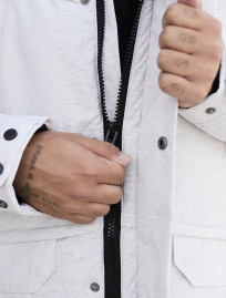 Parka de iarnă Staff st white melange