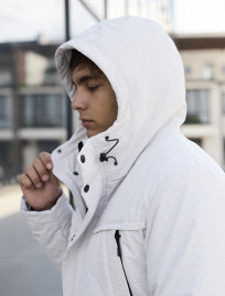 Parka de iarnă Staff st white melange