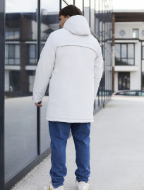 Parka de iarnă Staff st white melange