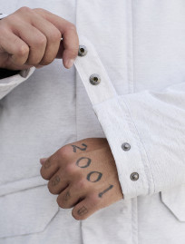 Parka de iarnă Staff st white melange