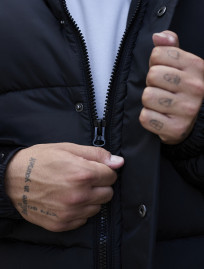 Geacă de iarnă Staff bix black oversize