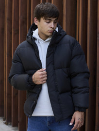 Geacă de iarnă Staff bix black oversize