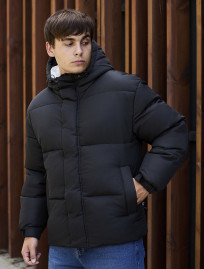 Geacă de iarnă Staff bix black oversize