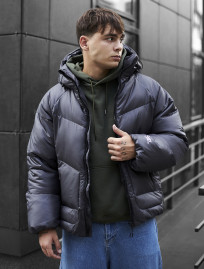 Geacă de iarnă  Staff lyx dark gray