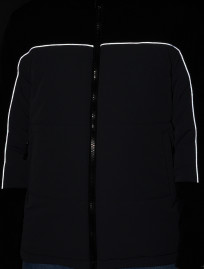 Geacă de iarnă Staff im black & gray reflective