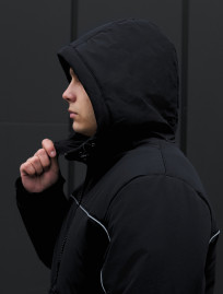 Geacă de iarnă Staff im black reflective