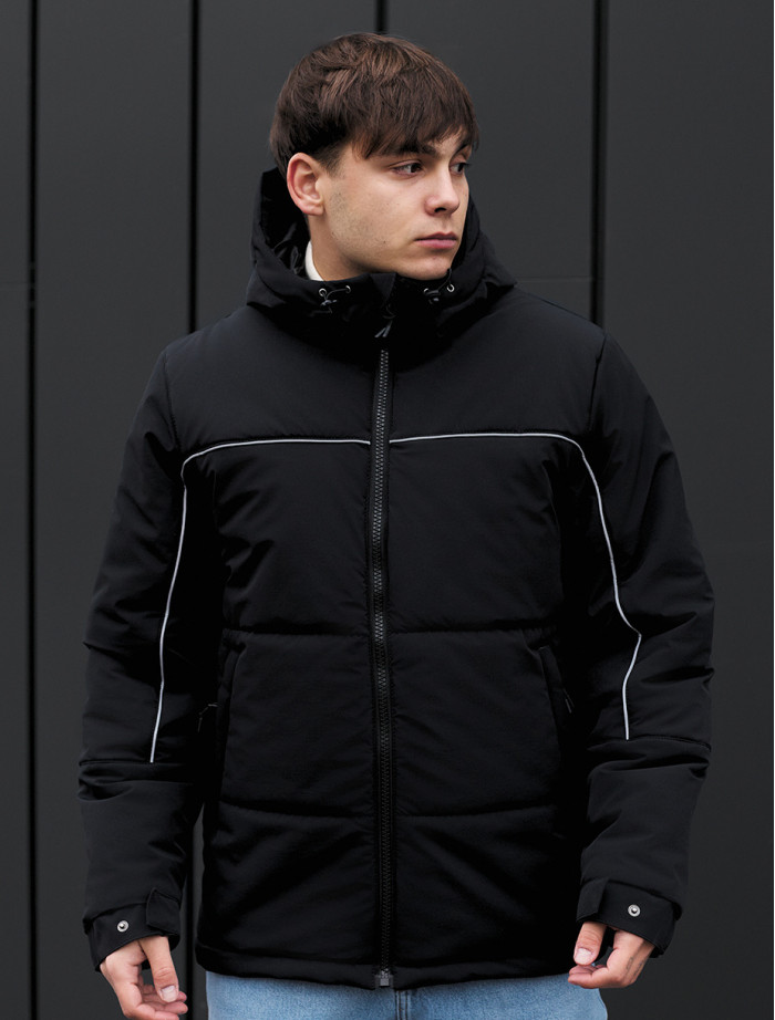 Geacă de iarnă Staff im black reflective