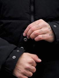 Geacă de iarnă Staff im black reflective
